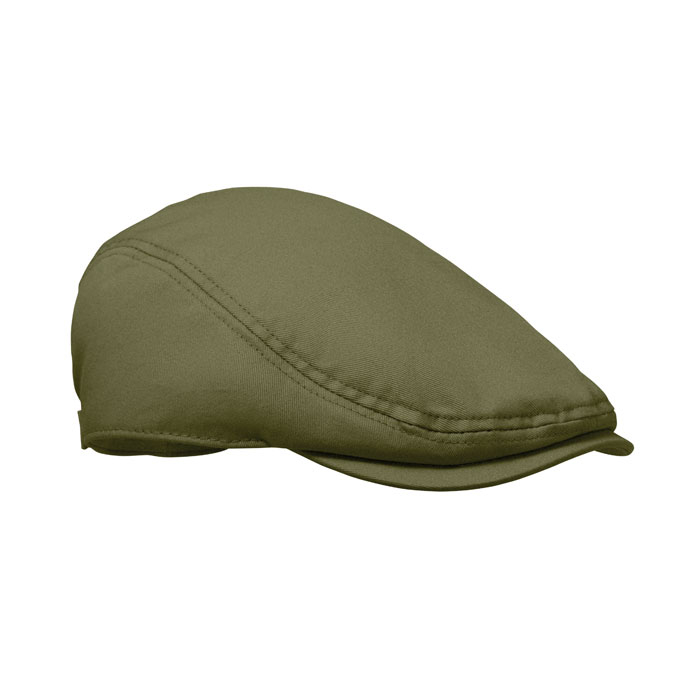 Casquette plate newsboy promotionnelle 235 g/m² Flat Peak vert armée vert